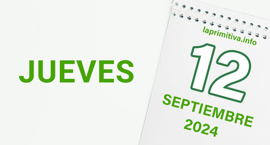 La Primitiva, jueves 12 de septiembre 2024