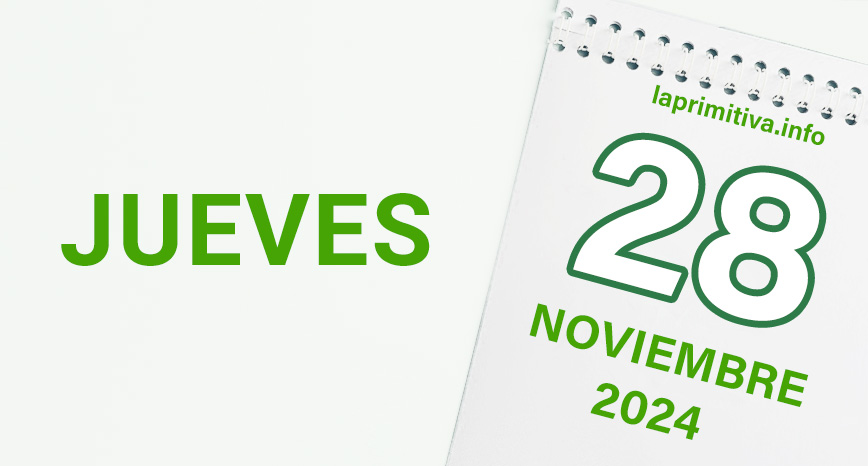 La Primitiva, jueves 28 de noviembre 2024