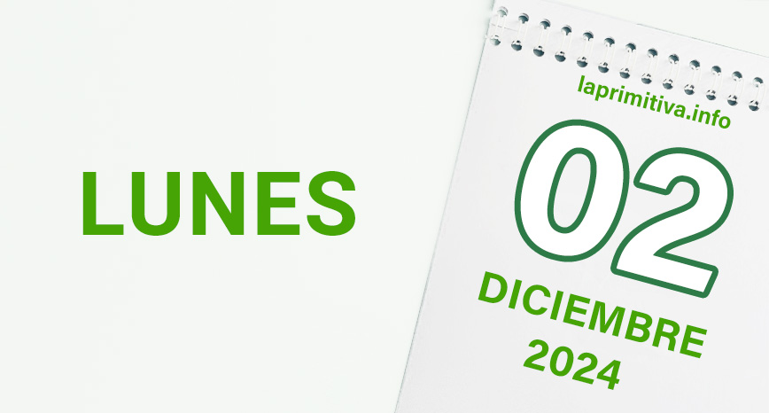 La Primitiva, lunes 2 de diciembre 2024