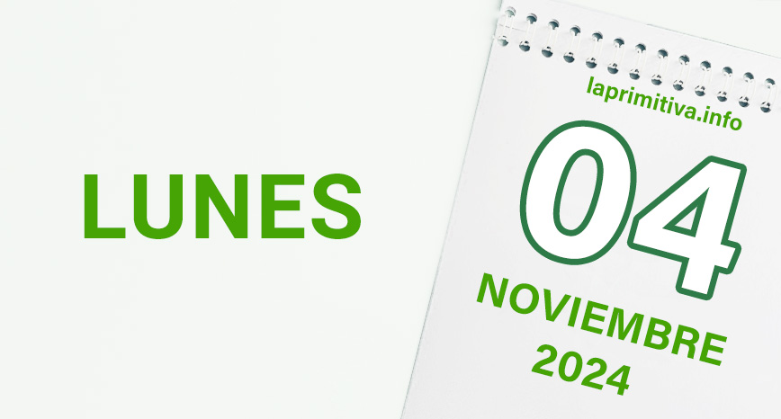 La Primitiva, lunes 4 de noviembre 2024