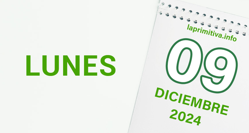 La Primitiva, lunes 9 de diciembre 2024