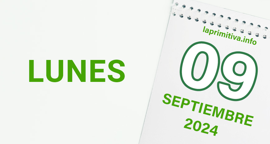 La Primitiva, lunes 9 de septiembre 2024