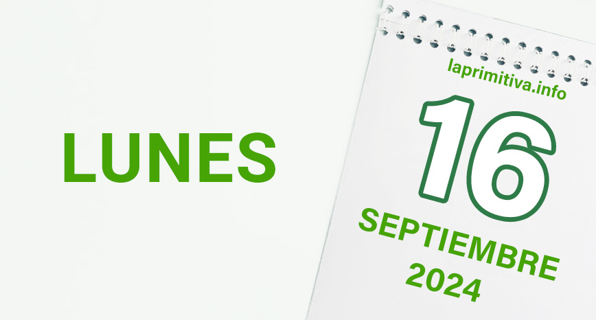 La Primitiva, lunes 16 de septiembre 2024