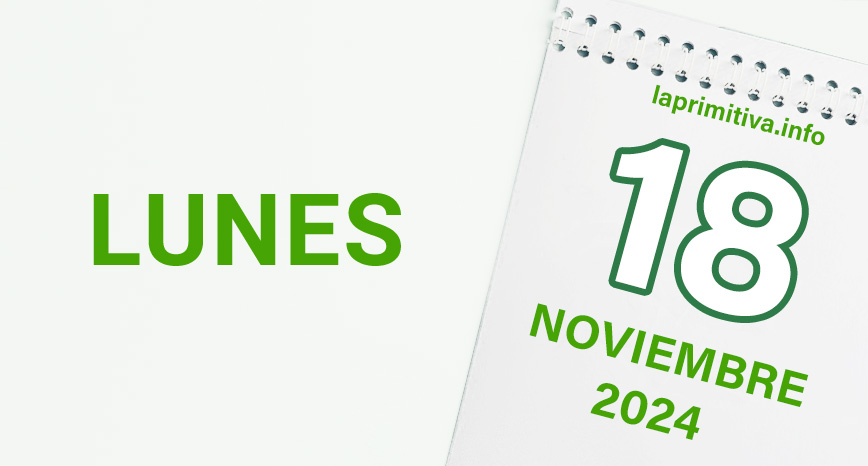 La Primitiva, lunes 18 de noviembre 2024