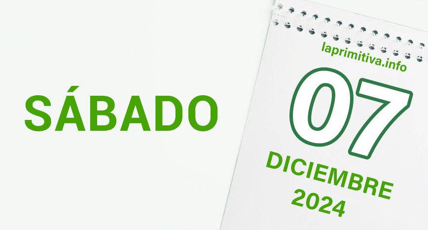 La Primitiva, sábado 7 de diciembre 2024