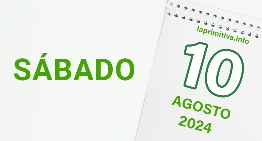 La Primitiva, sábado 10 de agosto 2024