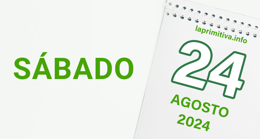 La Primitiva, sábado 24 de agosto 2024