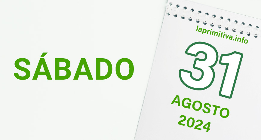 La Primitiva, sábado 31 de agosto 2024