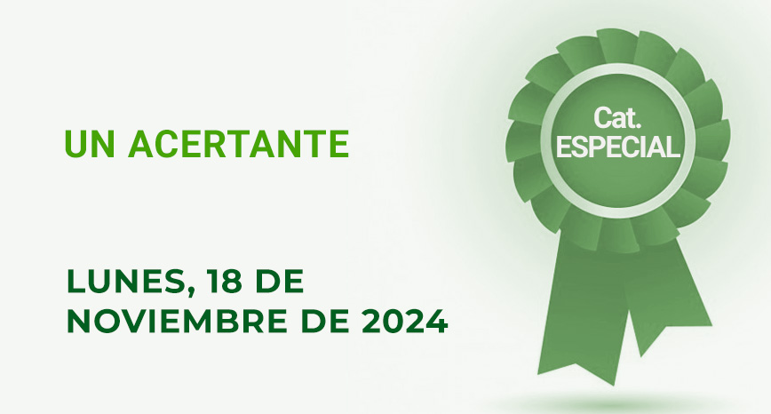 Premios destacados en La Primitiva del 18 de noviembre de 2024