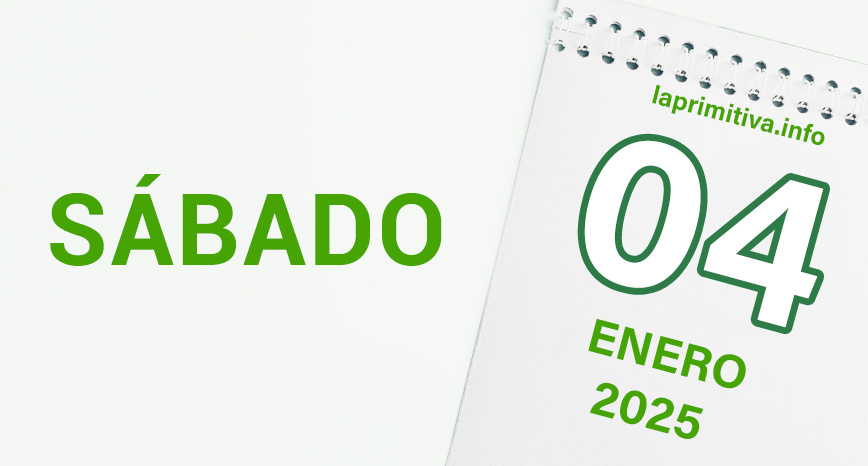 La Primitiva, sábado 4 de enero 2025